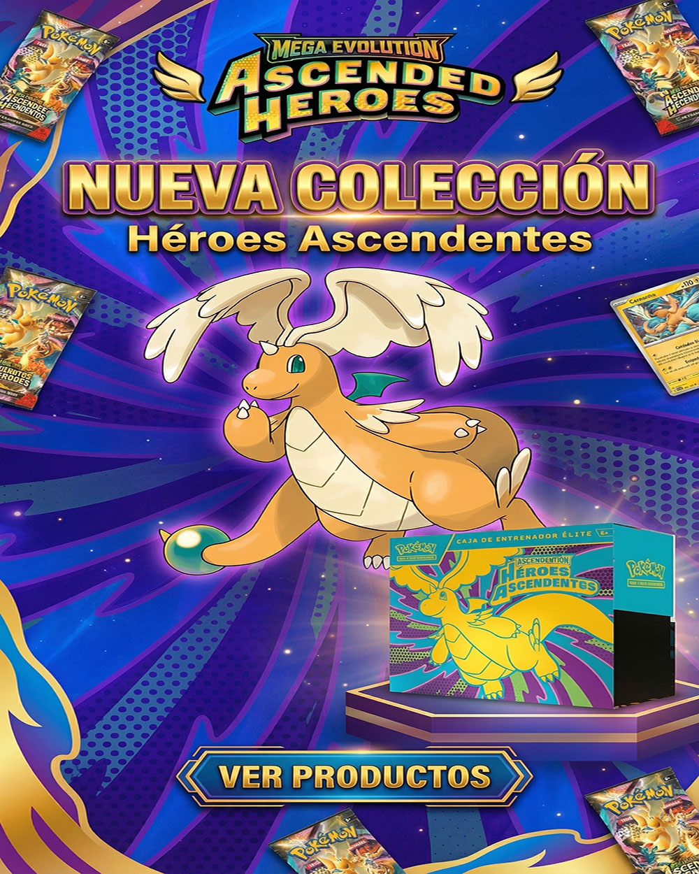 cartas pokemon coleccion heroes ascendentes